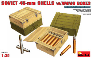 [주문시 바로 입고] BE35073 1/35 Soviet 45mm Shells w/Ammo Boxes
