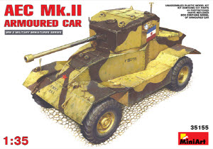 [주문시 바로 입고] BE35155 1/35 AEC Mk.II Armored Car (New Tool- 2013)