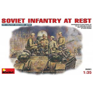 [주문시 바로 입고] BE35001 1/35 Soviet infantry at rest (1943-45)