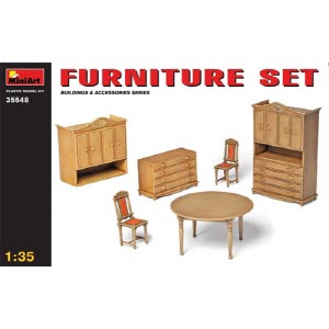 [주문시 바로 입고] BE35548 1/35 Furniture Set
