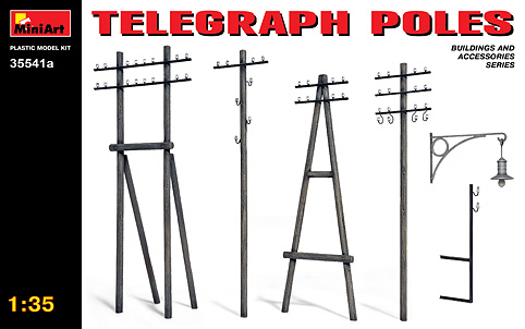 [주문시 바로 입고] BE35541A 1/35 Telegraph Poles