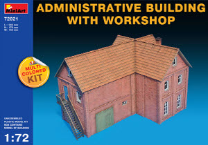 [주문시 바로 입고] BE72021 1/72 Administrative Building with Workshop (New Tool-2012)