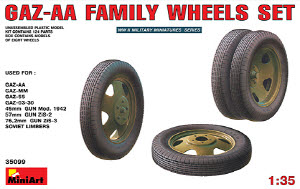[주문시 바로 입고] BE35099 1/35 GAZ-AA Family Wheels set