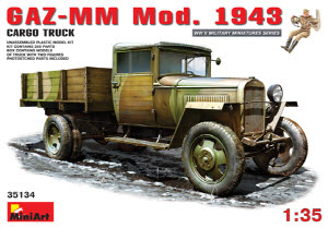 [주문시 바로 입고] BE35134 1/35 GAZ-MM Mod.1943 Cargo Truck (인형 2개 에칭포함)