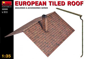 [주문시 바로 입고] BE35555 1/35 European Tiled Roof(지붕)