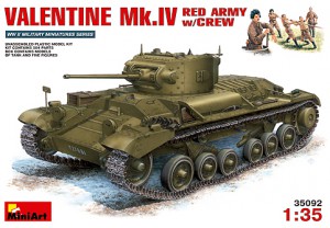 [주문시 바로 입고] BE35092 1/35 Valentine Mk IV Red Army w/Crew