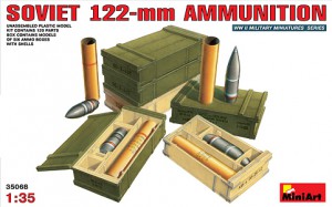 [주문시 바로 입고] BE35068 1/35 Soviet 122mm Ammunition(포탄상자 6개 포함)