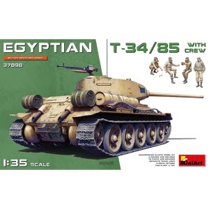 BE37098 1/35 T-34/85 Egyptian With Crew