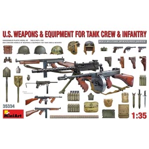 BE35334 1/35 U.S.Weapon and Equipment for Tank Crew and Infantry