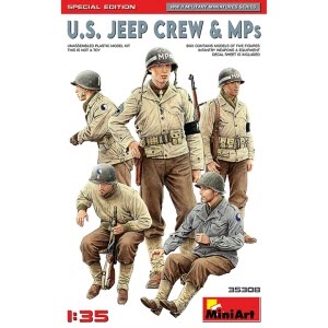 BE35308 1/35 U.S. Jeep Crew and MPs. Special Edition-차량 미포함