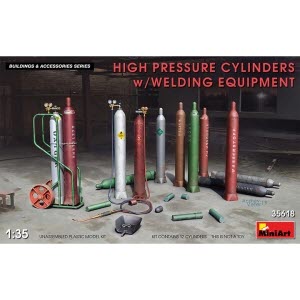 BE35618 1/35 High Pressure Cylinders w/Welding Equip