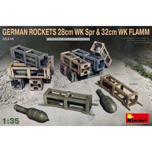 BE35316 1/35 German Rockets 28cm WK Spr and 32cm WK Flamm