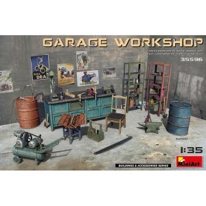 BE35596 1/35 Garage Workshop