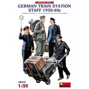 BE38010 1/35 German Train Station Staff 1930-40s