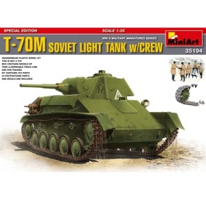 BE35194 1/35 T-70M Soviet Light Tank w/Crew Special Edition
