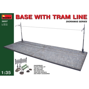 BE36057 1/35 Base with Tram Line