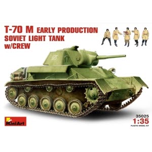 BE35025 1/35 T-70M Early Production Soviet Light Tank w/Crew