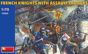 BE72002 1/72 French Knights with Assault Ladders. XV century