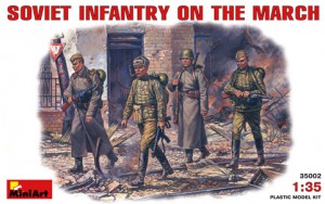 BE35002 1/35 Soviet infantry on the march