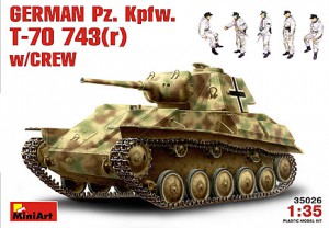 BE35026 1/35 German Pz.Kpfw. T-70 743(r) w/Crew