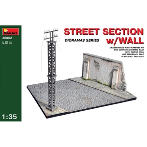 BE36052 1/35 Street Section w/Wal