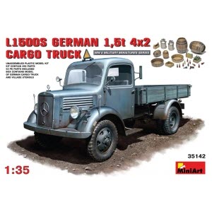 BE35142 1/35 MB 1500S German 1.5t Cargo Truck (New Tool-2012)