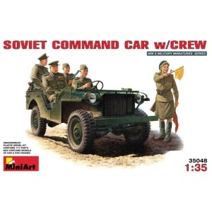 BE35048 1/35 Soviet Command Car w/crew