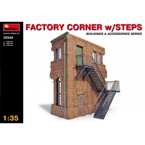BE35544 1/35 Factory Corner w/Steps