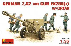 BE35033 1/35 German 76.2 mm Gun FK288(r) w/Crew