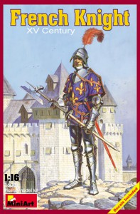 BE16001 1/16 French Knight. XV century