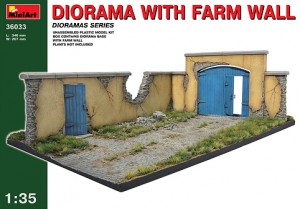BE36033 1/35 Diorama with Farm wall
