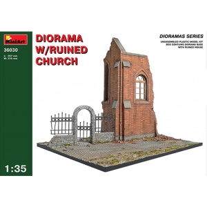 BE36030 1/35 Diorama w/Ruined Church