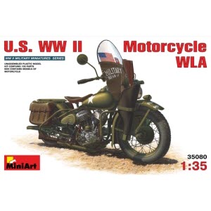 BE35080 1/35 U.S WWII Motorcycle WLA