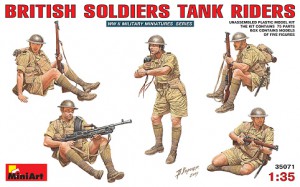BE35071 1/35 British Soldiers Tank Riders