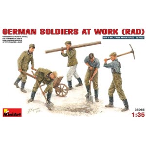 BE35065 1/35 German soldiers at work (RAD)