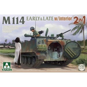 [주문시 바로 입고] BT2154 1/35 M114 Early and Late Production (2-in-1) w/Interior