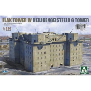 [주문시 바로 입고] BT6005 1/350 German Flak Tower IV Heiligengeistfeld G Tower