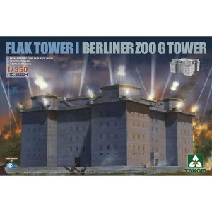 [주문시 바로 입고] BT6004 1/350 German Flak Tower I Berliner Zoo G Tower