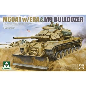 [주문시 바로 입고] BT2142 1/35 M60A1 w/ERA and M9 Bulldozer