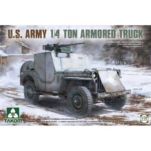 [주문시 바로 입고] BT2131 1/35 U.S. Army 1/4 ton armor truck