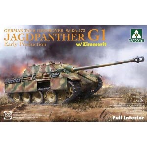 [주문시 바로 입고] BT2125 1/35 Jagdpanther G1 Early Sd.Kfz.173 w/Zimmer/full interior kit