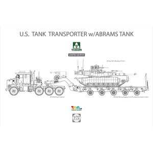 [주문시 바로 입고] BT5002X 1/72 U.S. M1070&M1000 70 Ton Tank Transporter w/ Abrams TANK Limited Edition