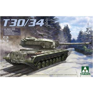 [주문시 바로 입고] BT2065 1/35 U.S. Heavy Tank T30/34 2 in 1