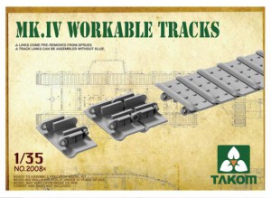 [주문시 바로 입고] BT2008X 1/35 Mark IV Workable Tracks