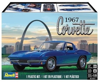 [사전 예약] 4517 1/25 1967 Corvette Coupe