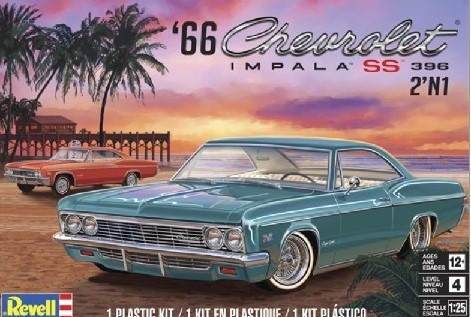[사전 예약] 4497 1/25 1966 Chevrolet Impala SS 396 (2 in 1)