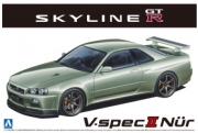 [사전 예약] 06275 1/24 Nissan BNR34 Skyline GT-R V-Spec II Nur. '02