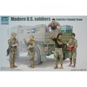 TRU00429 1/35 Modern U.S. soldiers – Logistics Supply Team