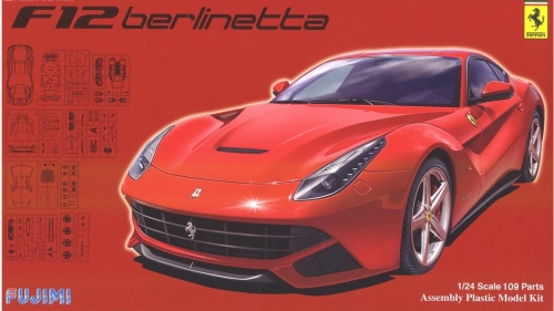 [사전 예약] 12619 1/24 Ferrari F12 Berlinetta with Deluxe Etching Parts Fujimi