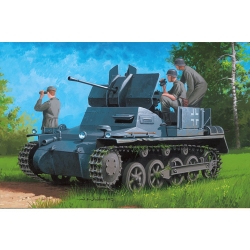 [주문시 바로 입고] HB80147 1/35 German Flakpanzer IA w/Ammo.Trailer